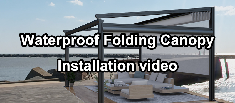 Waterproof Folding Canopy Installation video